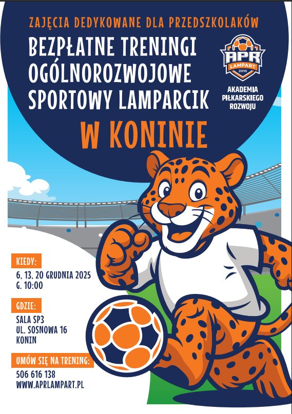 Bezpłatne treningi rozwojowe dla przedszkolaków