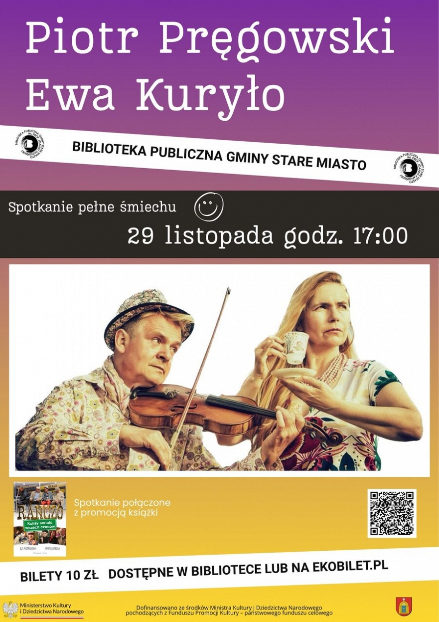 Piotr Pręgowski, Ewa Kuryło- spotkanie w Starym Mieście