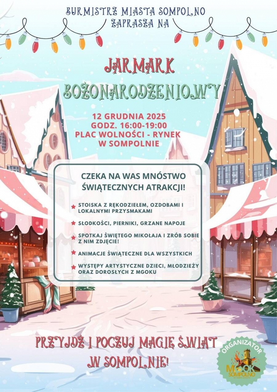 Jarmark Bożonarodzeniowy w Sompolnie
