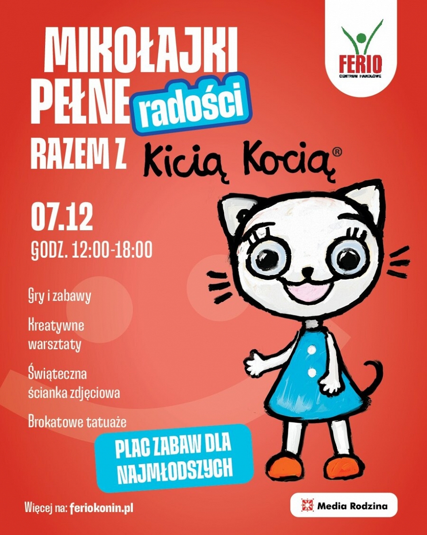Mikołajki z Kicią Kocią w Ferio Konin