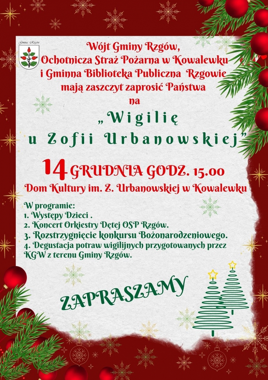 Wigilia u Zofii Urbanowskiej