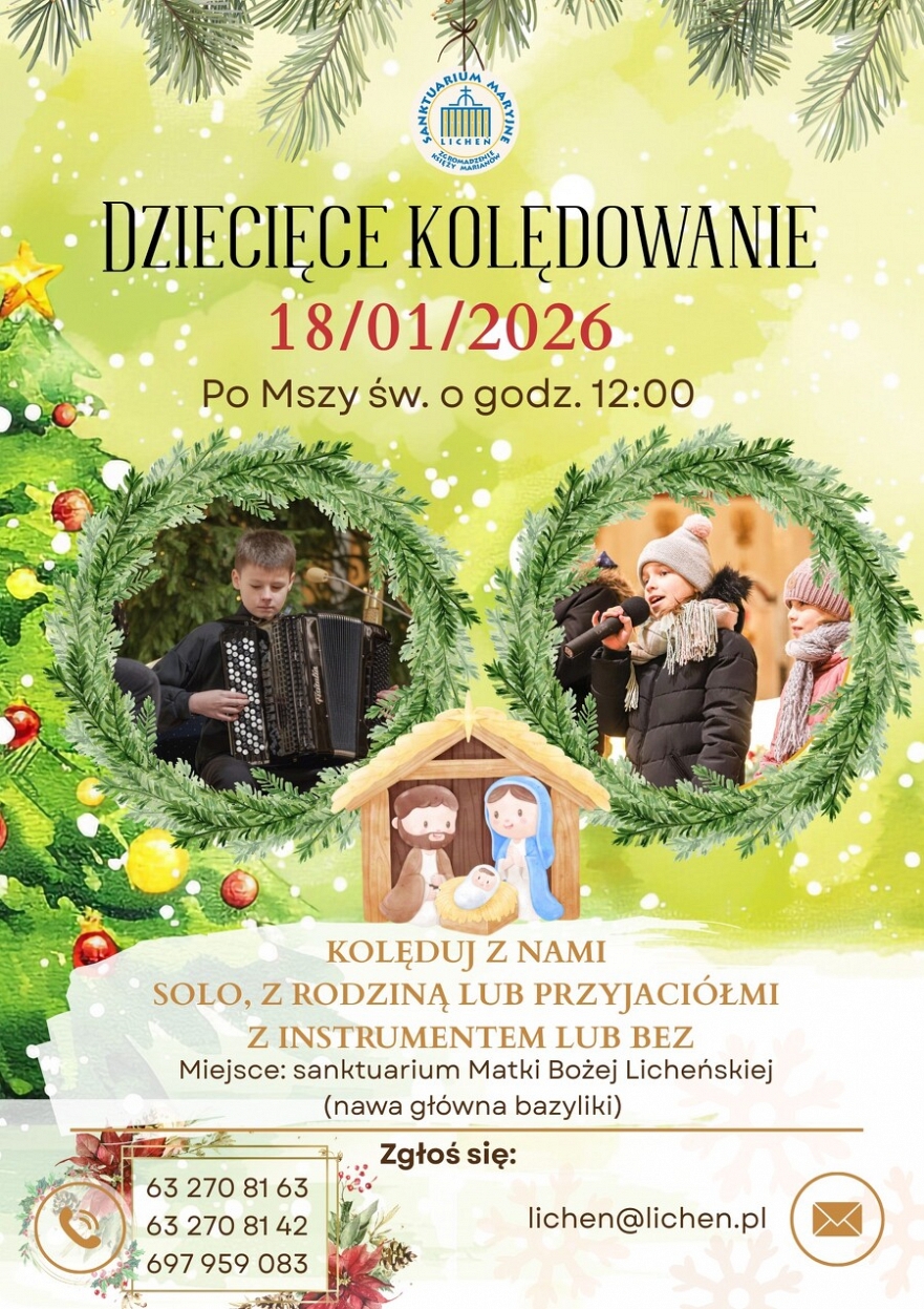 Dziecięce Kolędowanie w Licheniu