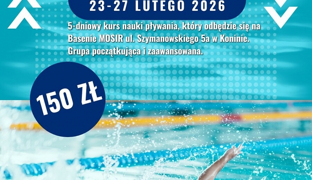 Kurs nauki pływania z MOSiR Konin