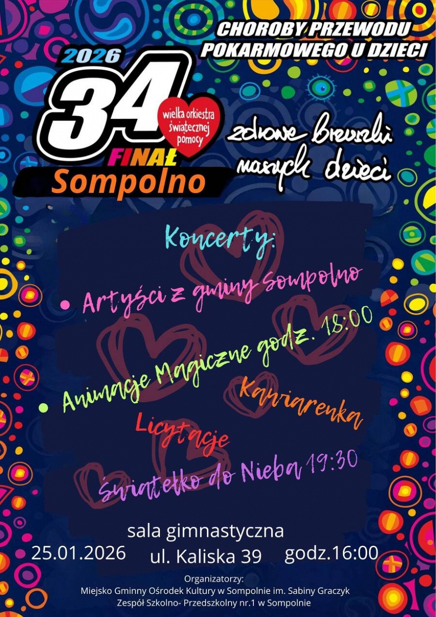 Wielka Orkiestra Świątecznej Pomocy w Sompolnie