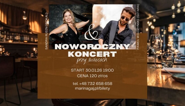 Noworoczny koncert przy świecach w Marina Gaj