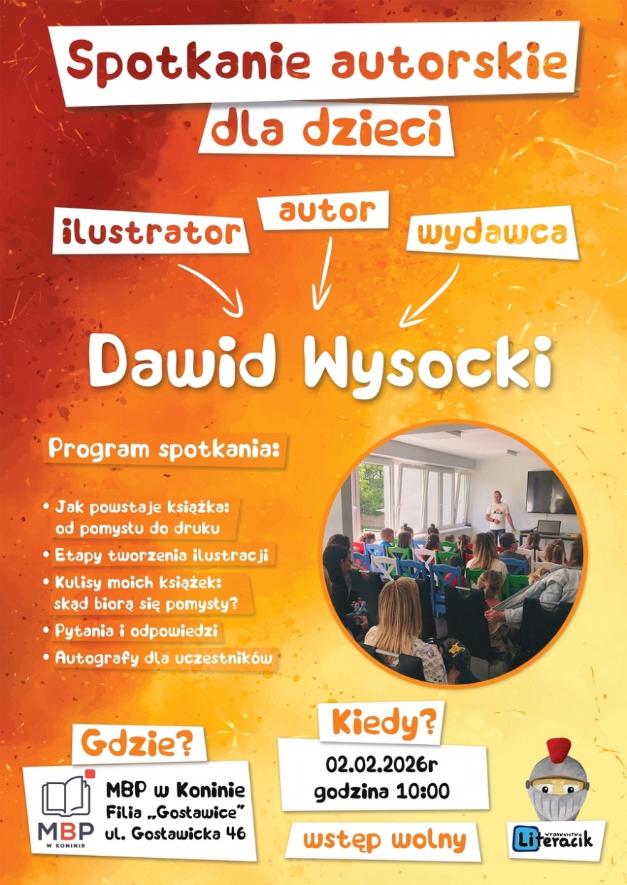 Spotkanie autorskie dla dzieci w MBP