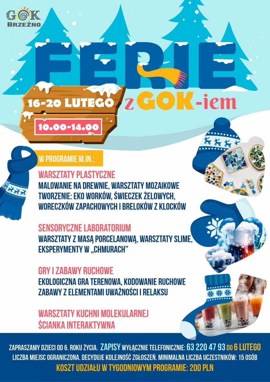 Ferie z GOK Brzeźno