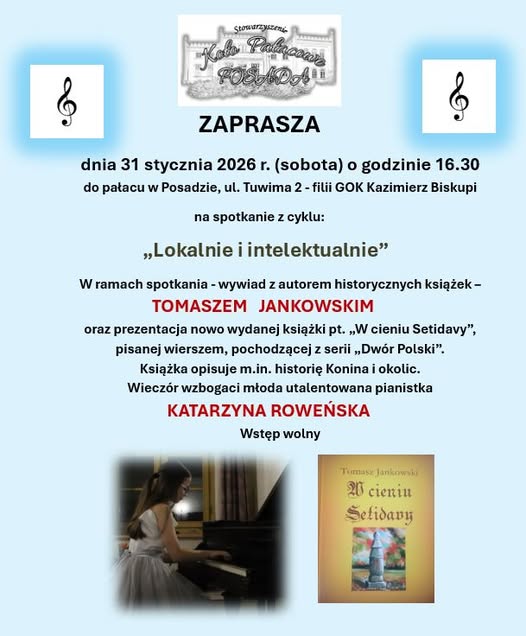 "Lokalnie i intelektualnie" w Pałacu w Posadzie