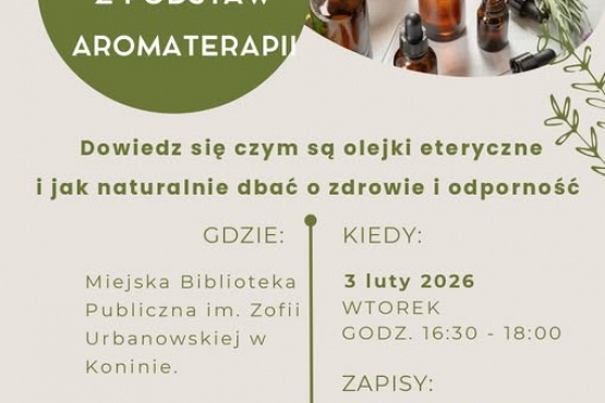 Warsztaty z podstaw aromaterapii w MBP
