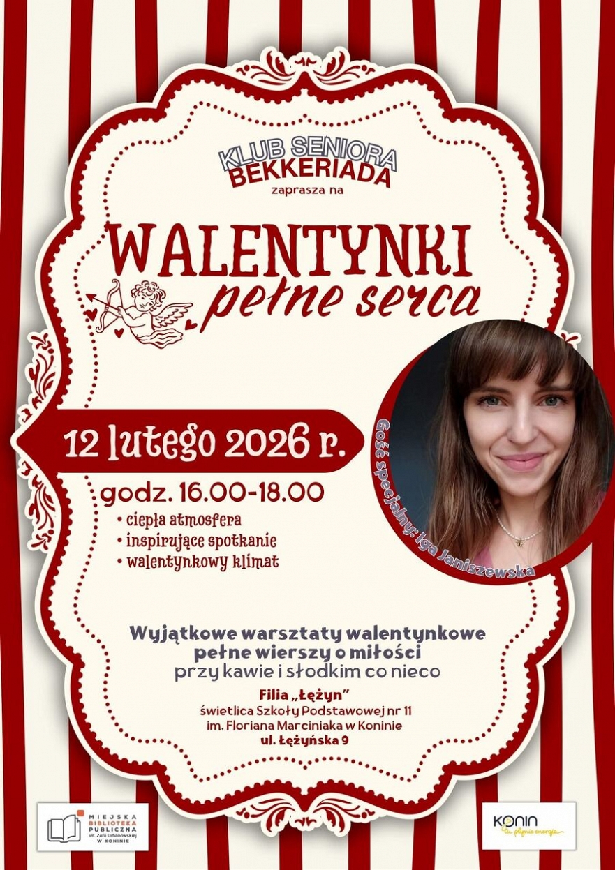 Warsztaty Walentynkowe w Filii Łężyn MBP w Koninie