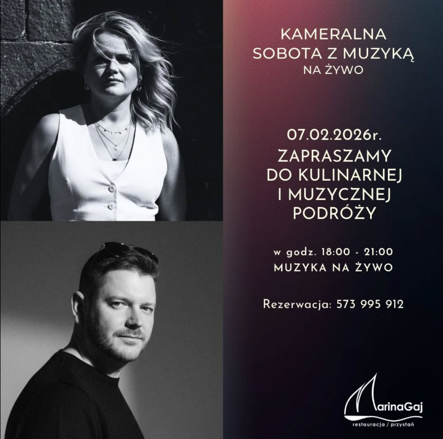 Kameralna sobota z muzyką na żywo w Marina Gaj