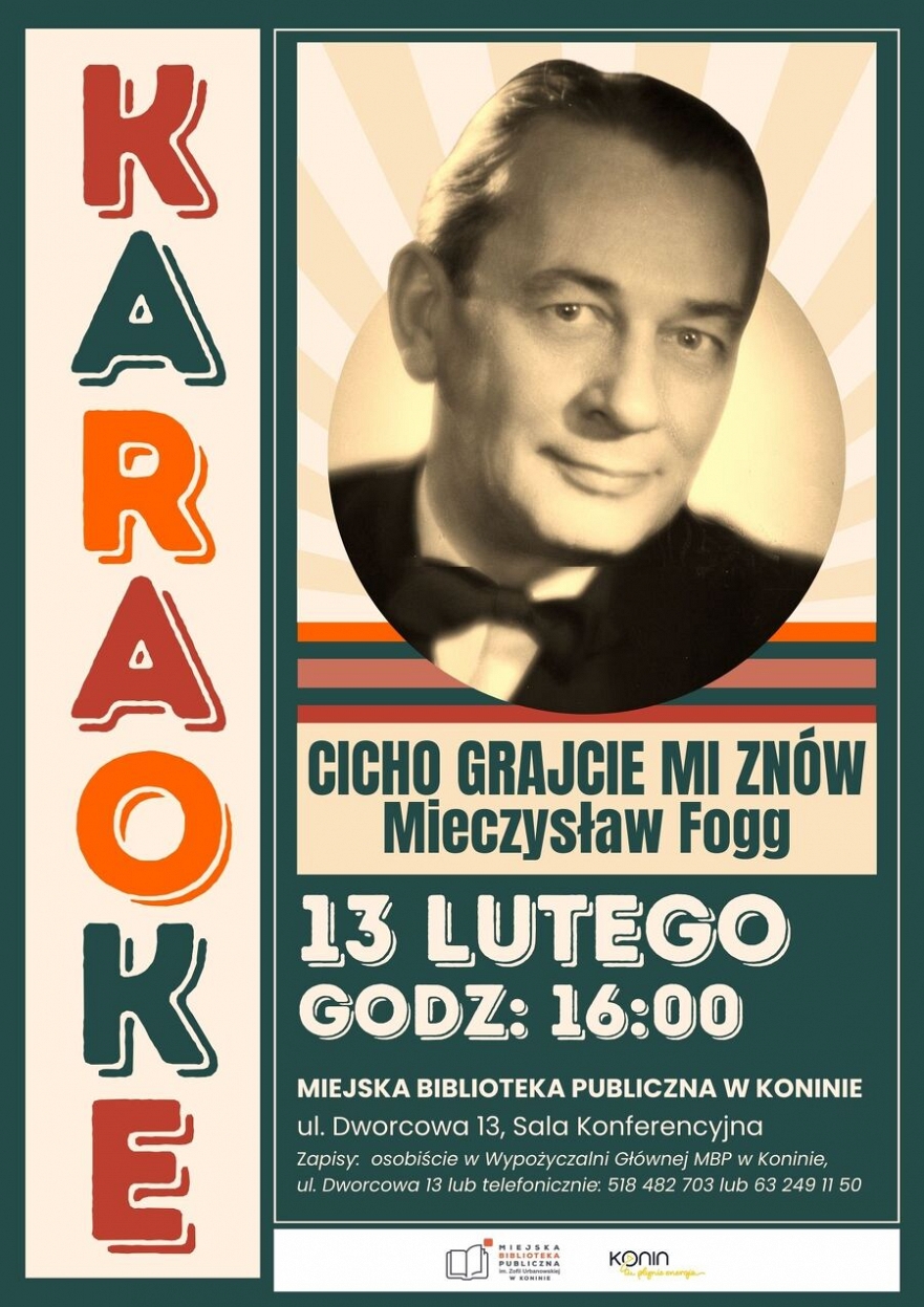 Wieczorek poświęcony Mieczysławowi Foggowi w MBP Konin