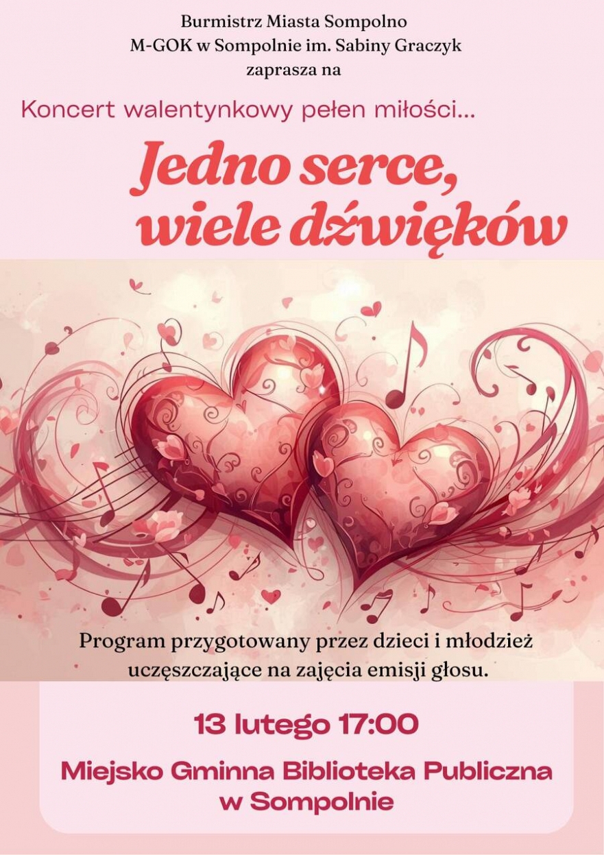 Koncert Walentynkowy w Sompolnie