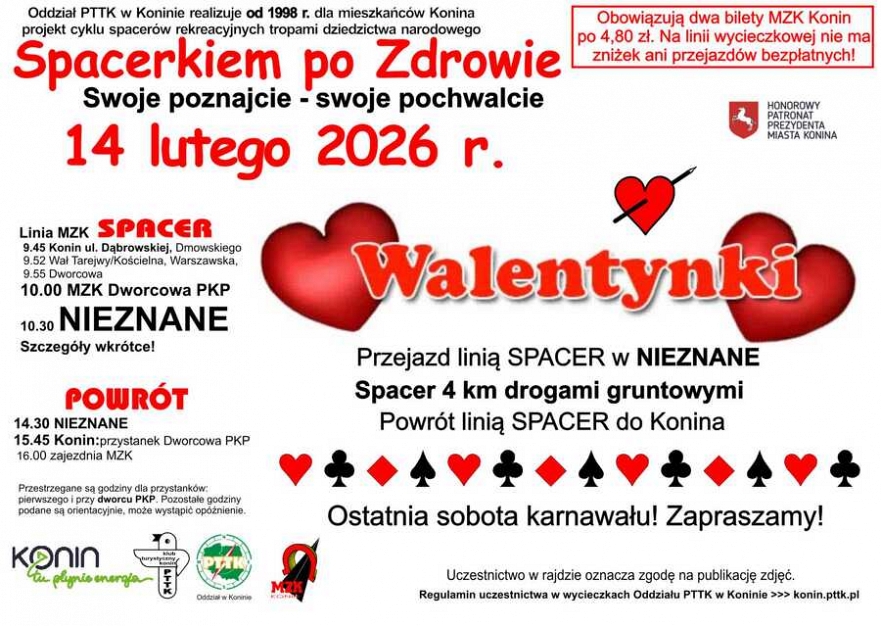 Spacerkiem po Zdrowie z Klubem Turystycznym PTTK w Koninie