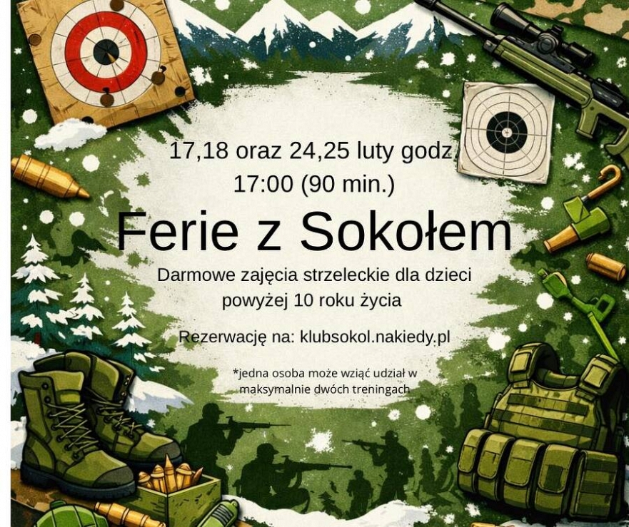 Ferie z Klubem Strzeleckim Sok&oacute;ł