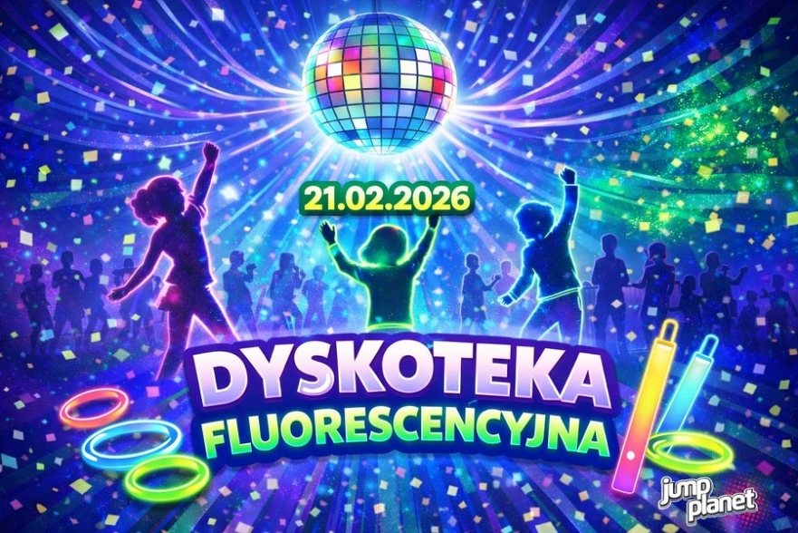 Fluo Disco na trampolinach