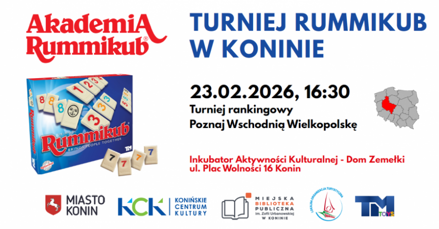 Turniej Rummikub w Koninie