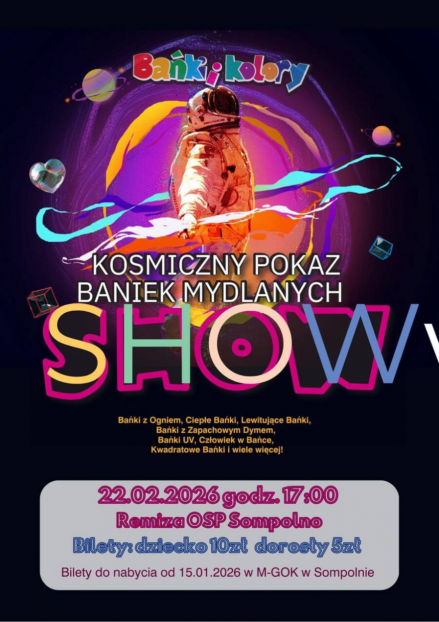 Kosmiczny Pokaz Baniek Mydlanych