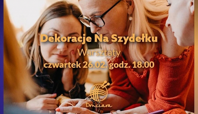 Dekoracje na szydełku- warsztaty w Domu Pomiędzy
