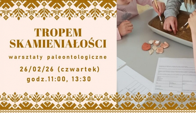 Warsztaty paleontologiczne w Muzeum Okręgowym w Koninie