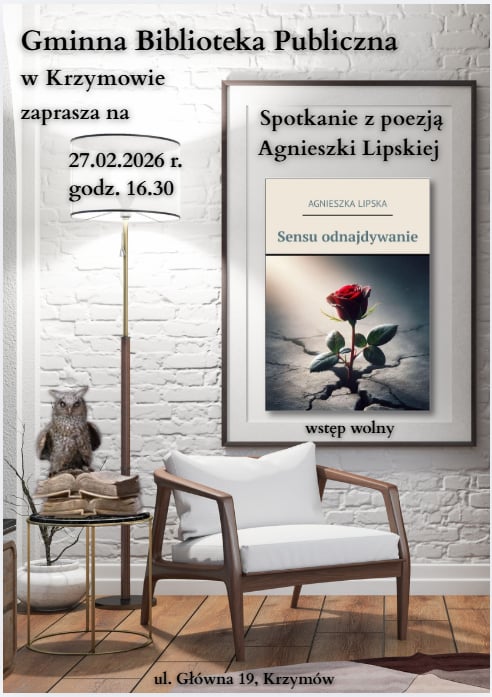 Spotkanie z poezją Agnieszki Lipskiej