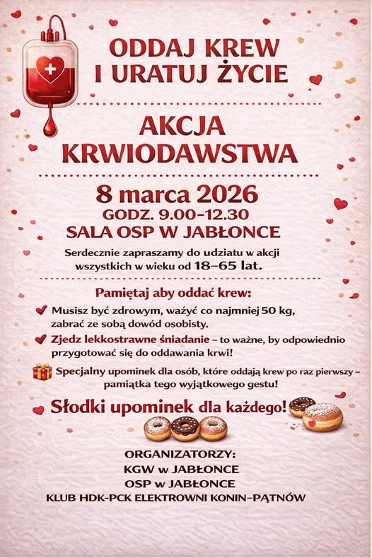 Akcja Krwiodawstwa w Gminie Kleczew