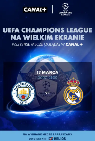 Liga Mistrz&oacute;w na wielkim ekranie