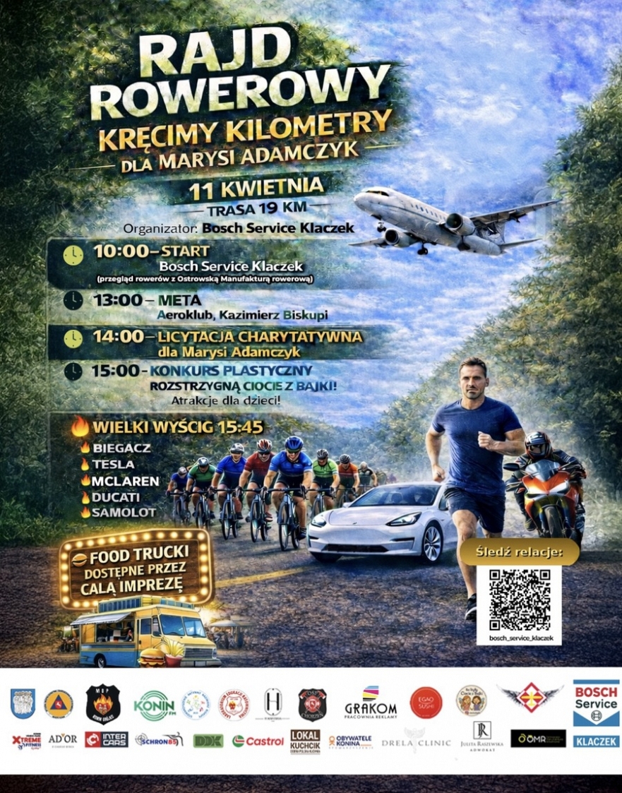 Rajd oraz wyścigi na lotnisku w Kazimierzu Biskupim