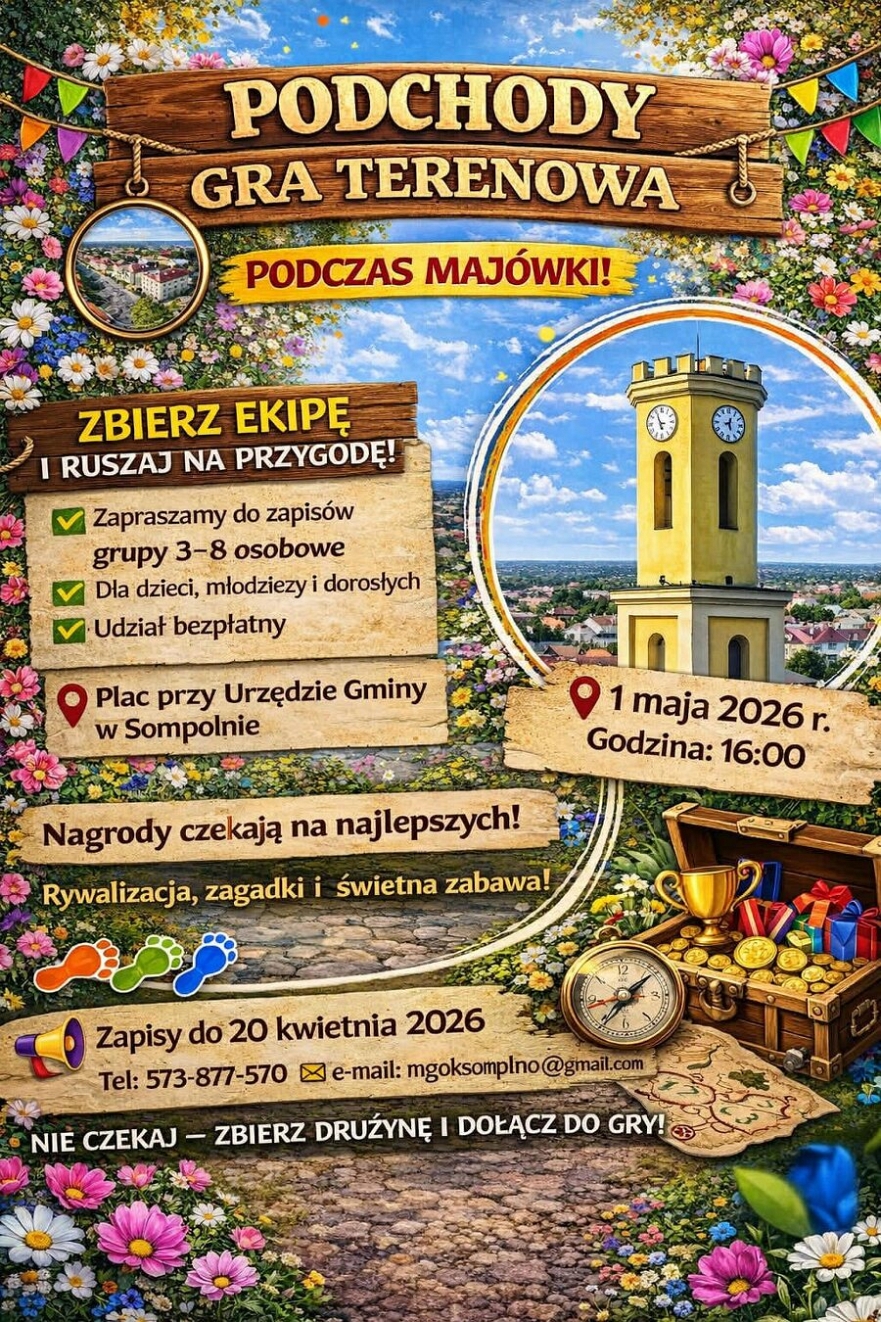 Maj&oacute;wkowa gra terenowa w Sompolnie