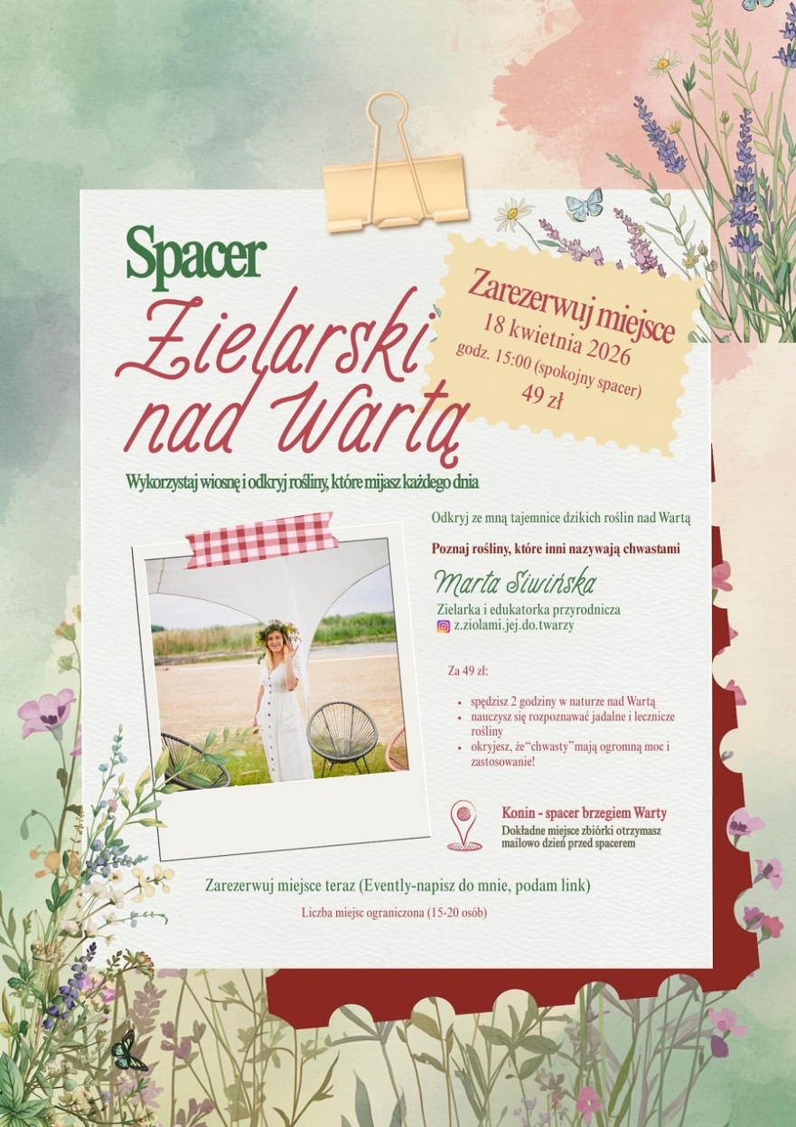 Spacer zielarski nad Wartą