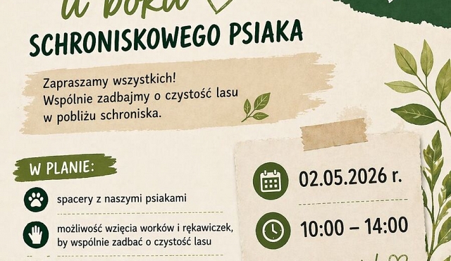 Sprzątanie świata ze Schroniskiem dla Bezdomnych Zwierząt w Koninie