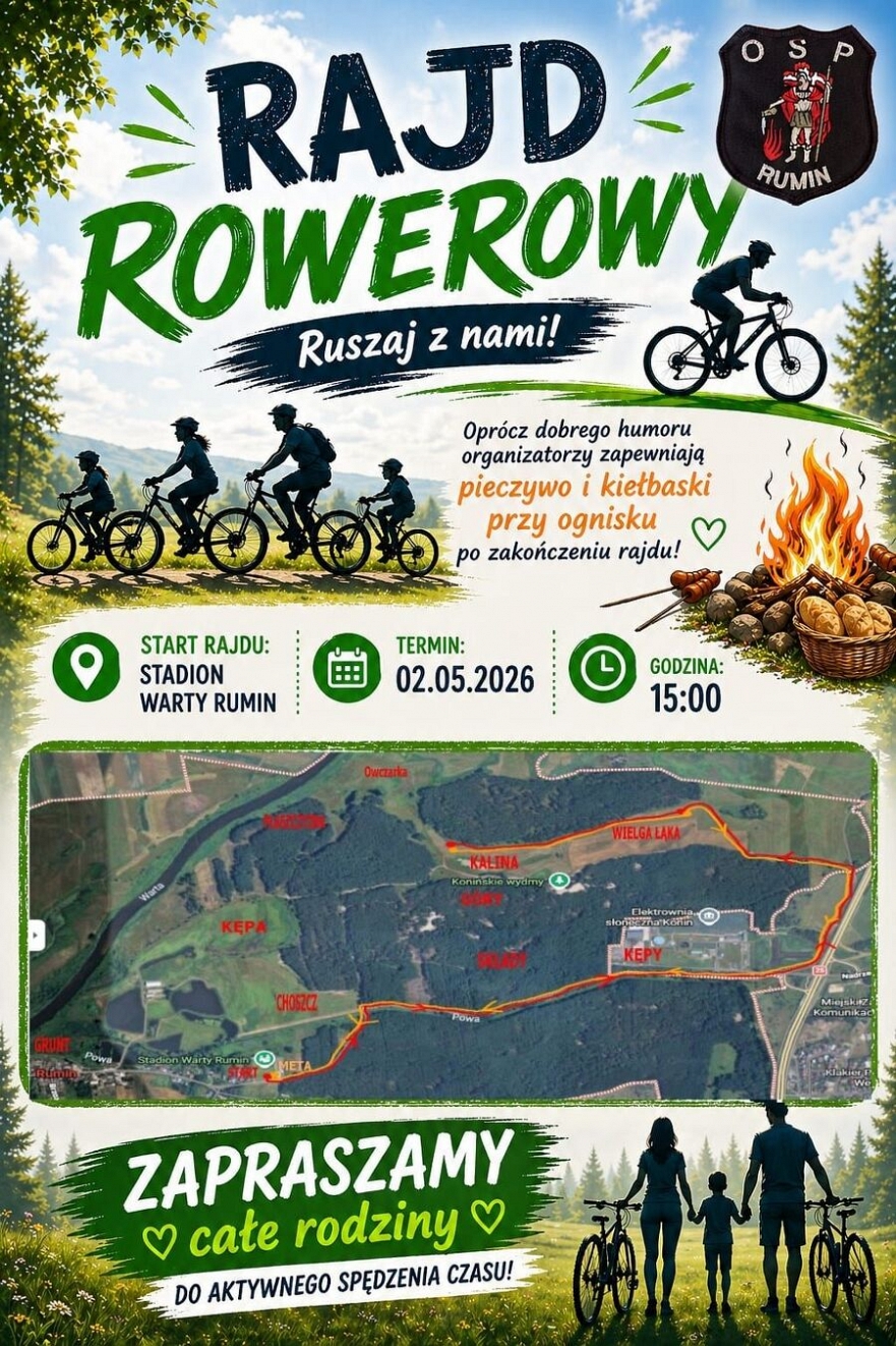 Rajd rowerowy w Ruminie