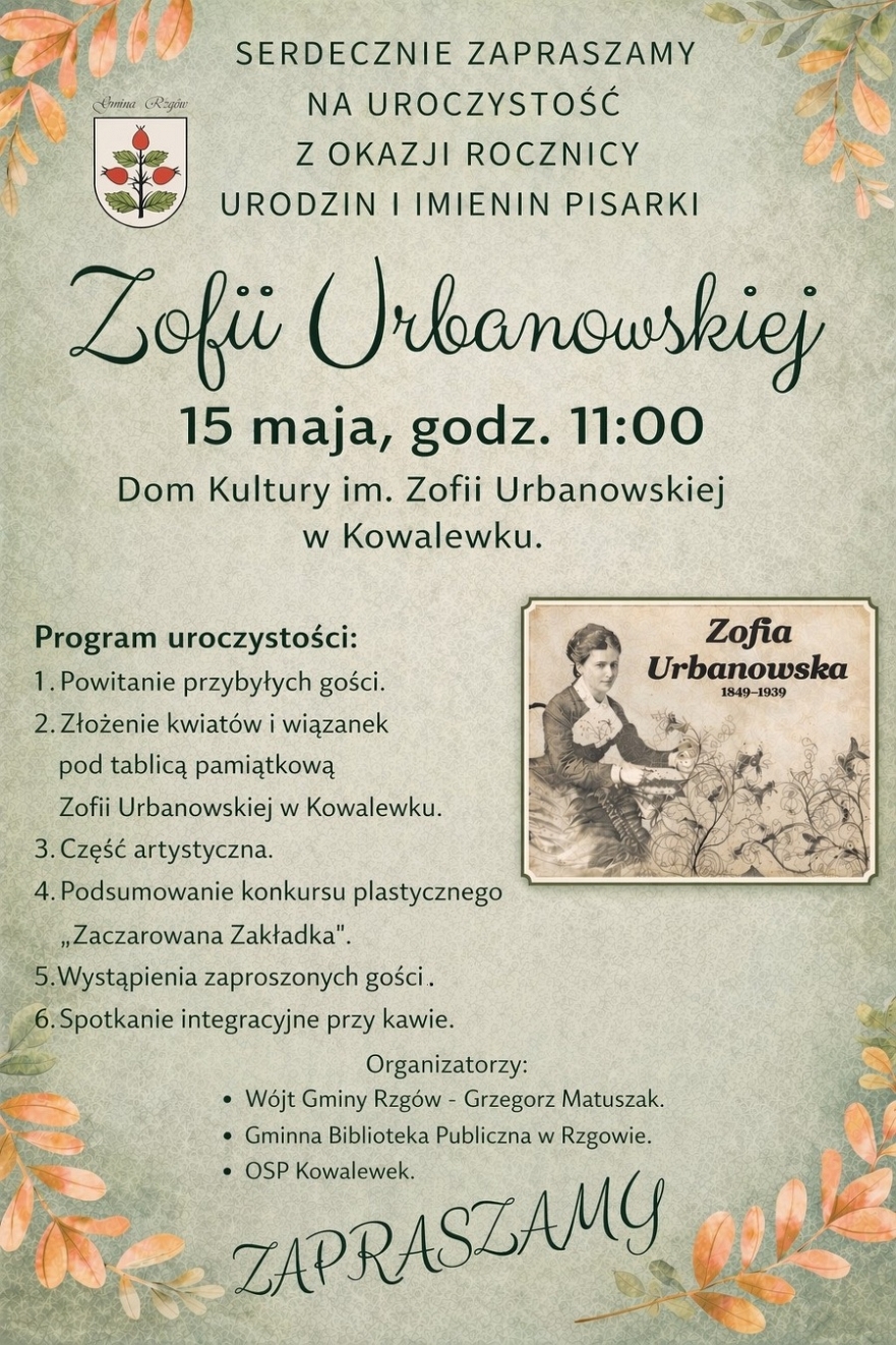 Obchody uroczystości urodzin Zofii Urbanowskiej