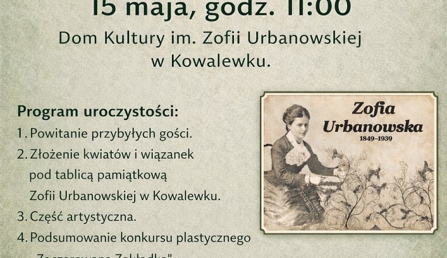 Obchody uroczystości urodzin i imienin Zofii Urbanowskiej