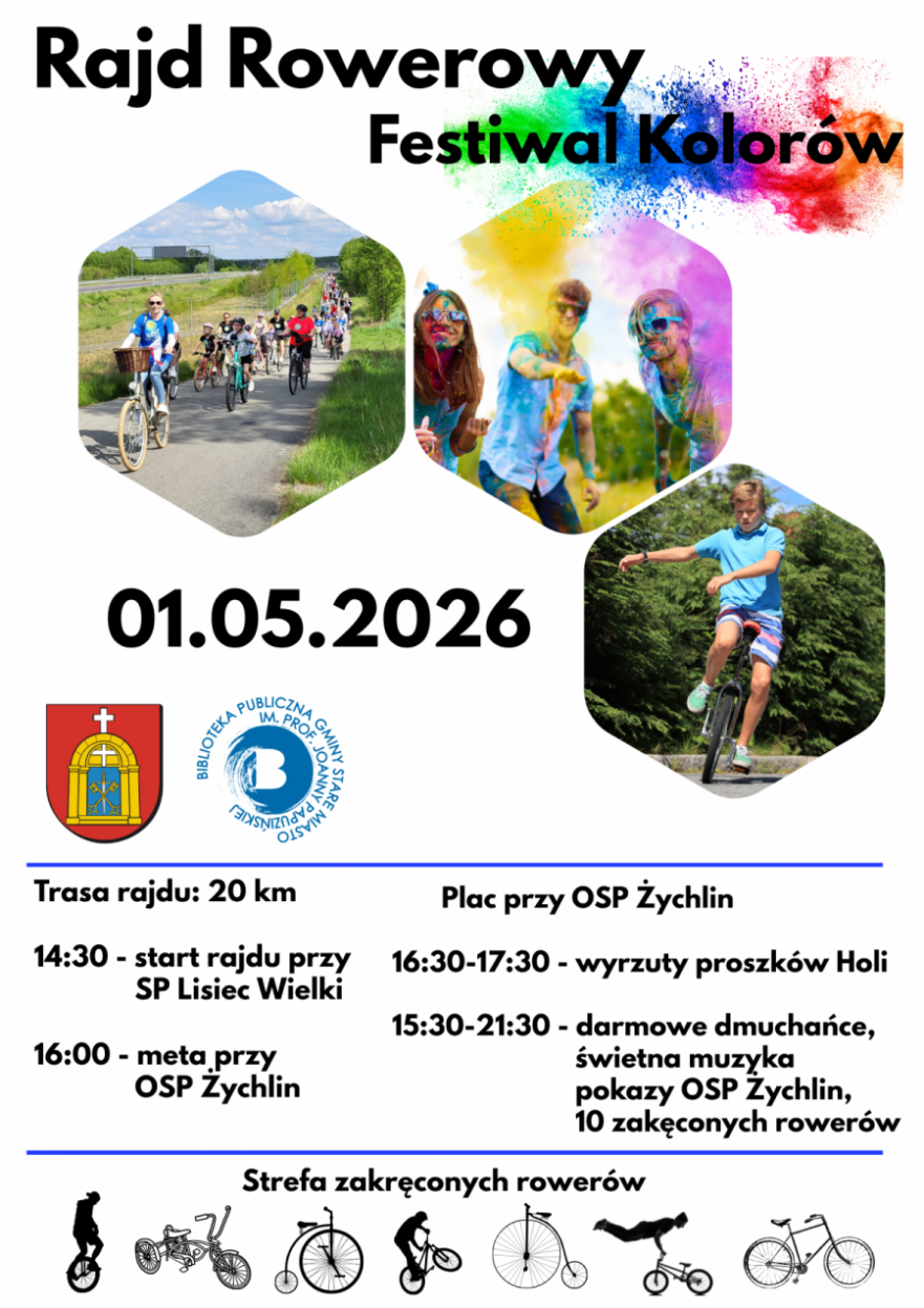 Rajd Rowerowy z metą w Żychlinie