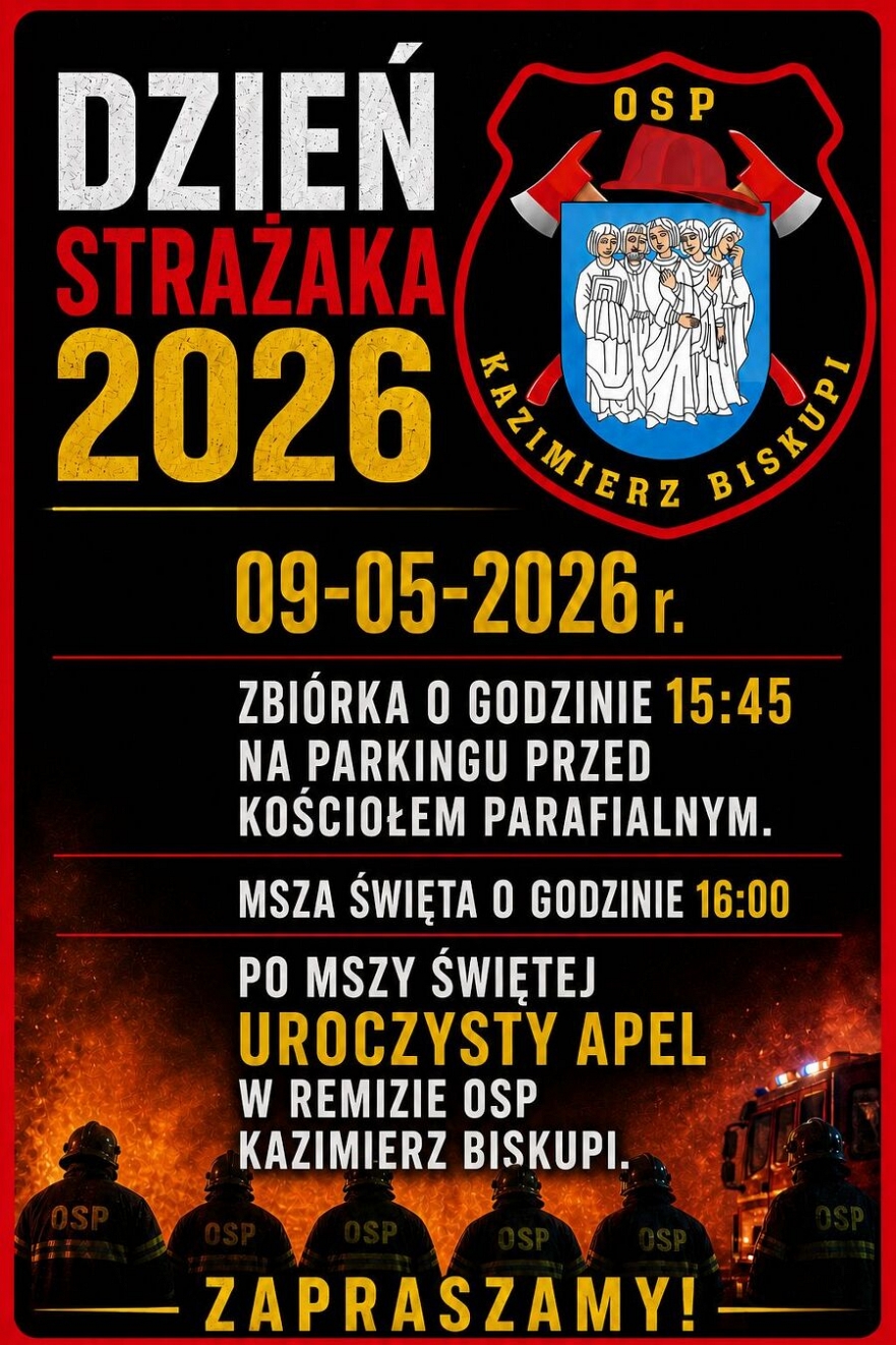 Dzień Strażaka w Kazimierzu Biskupim