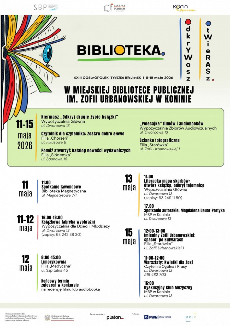 Tydzień Bibliotek w MBP Konin