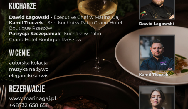 Kolacja degustacyjna w Marina Gaj