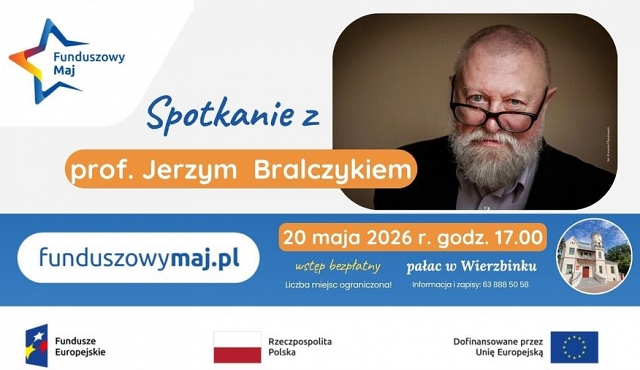 Spotkanie z prof. Jerzym Bralczykiem w Wierzbinku