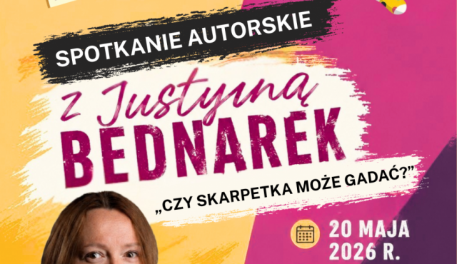 Spotkanie autorskie z Justyną Bednarek