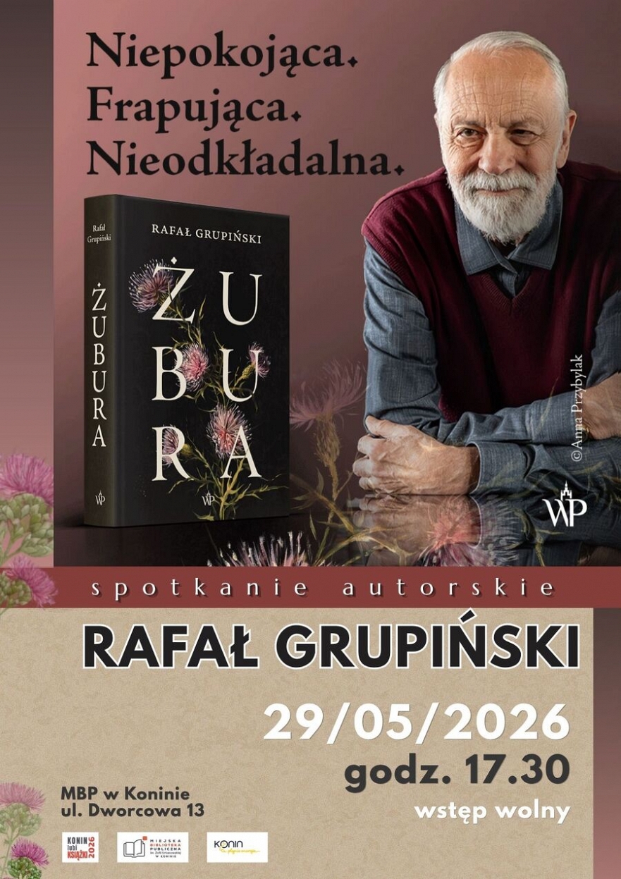 Spotkanie autorskie w MBP w Koninie: Rafał Grupiński