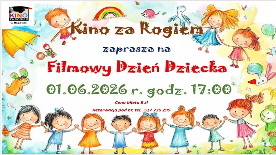 Filmowy Dzień Dziecka w Kinie za Rogiem w Rzgowie