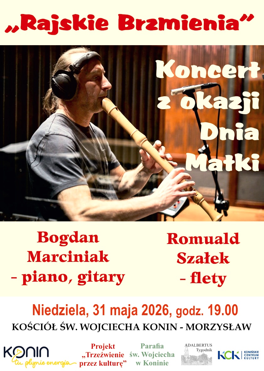 Koncert w okazji Dnia Matki w Kościele św. Wojciecha w Koninie