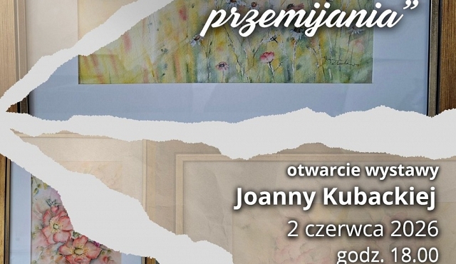 Otwarcie wystawy Joanny Kubickiej w MBP Konin