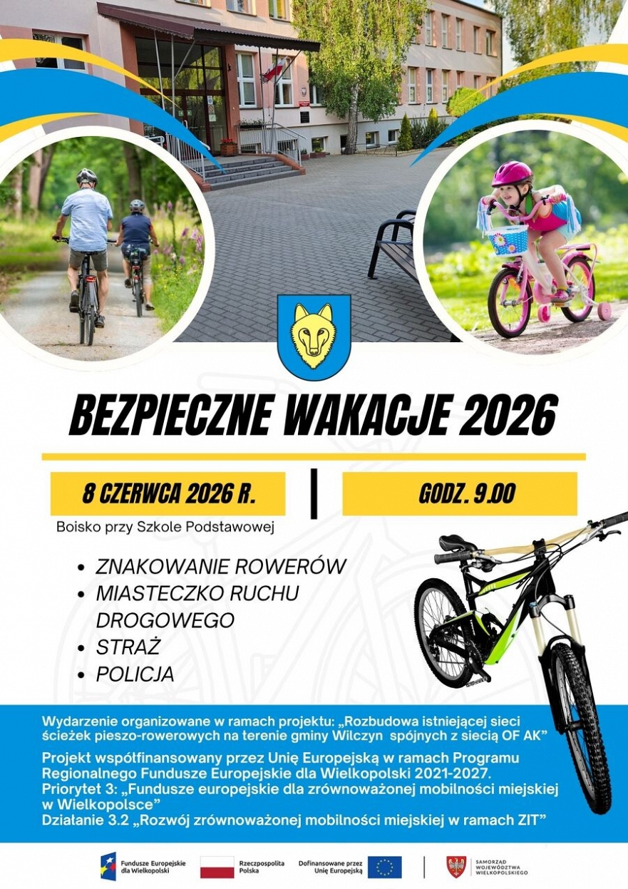 Bezpieczne miasteczko rowerowe w Wilczynie