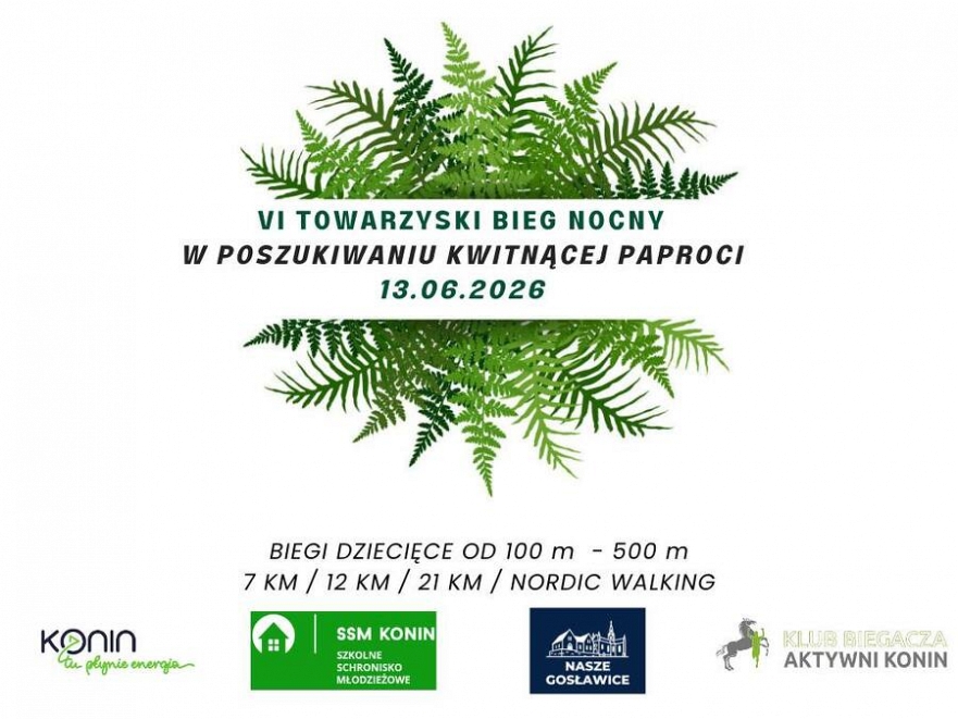 VI Towarzyski Bieg Nocny w Poszukiwaniu Kwitnącej Paproci