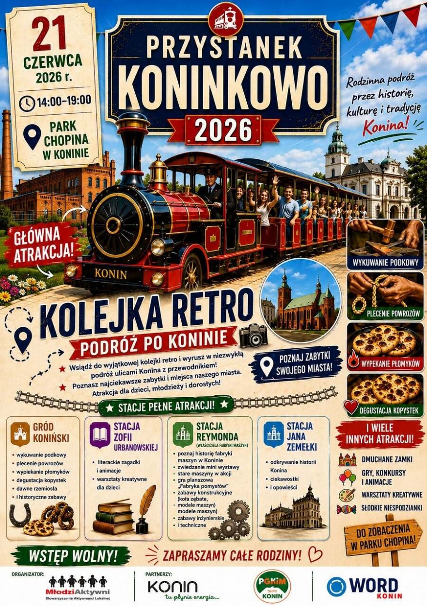 Przystanek Koninkowo 2026