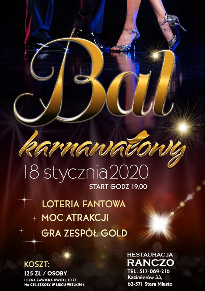 Bal Karnawałowy w Resteuracji Ranczo