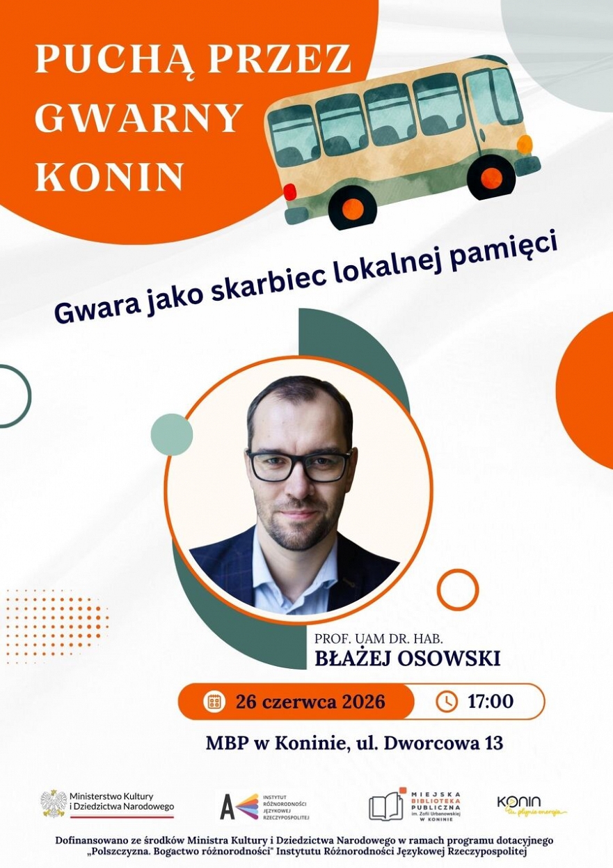 Wykład w MBP Konin "Gwara jako skarbiec lokalnej pamięci"