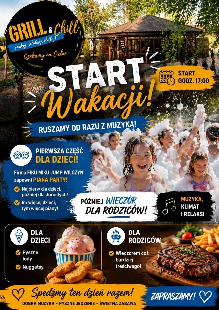 Start wakacji w Grill & Chill Malta